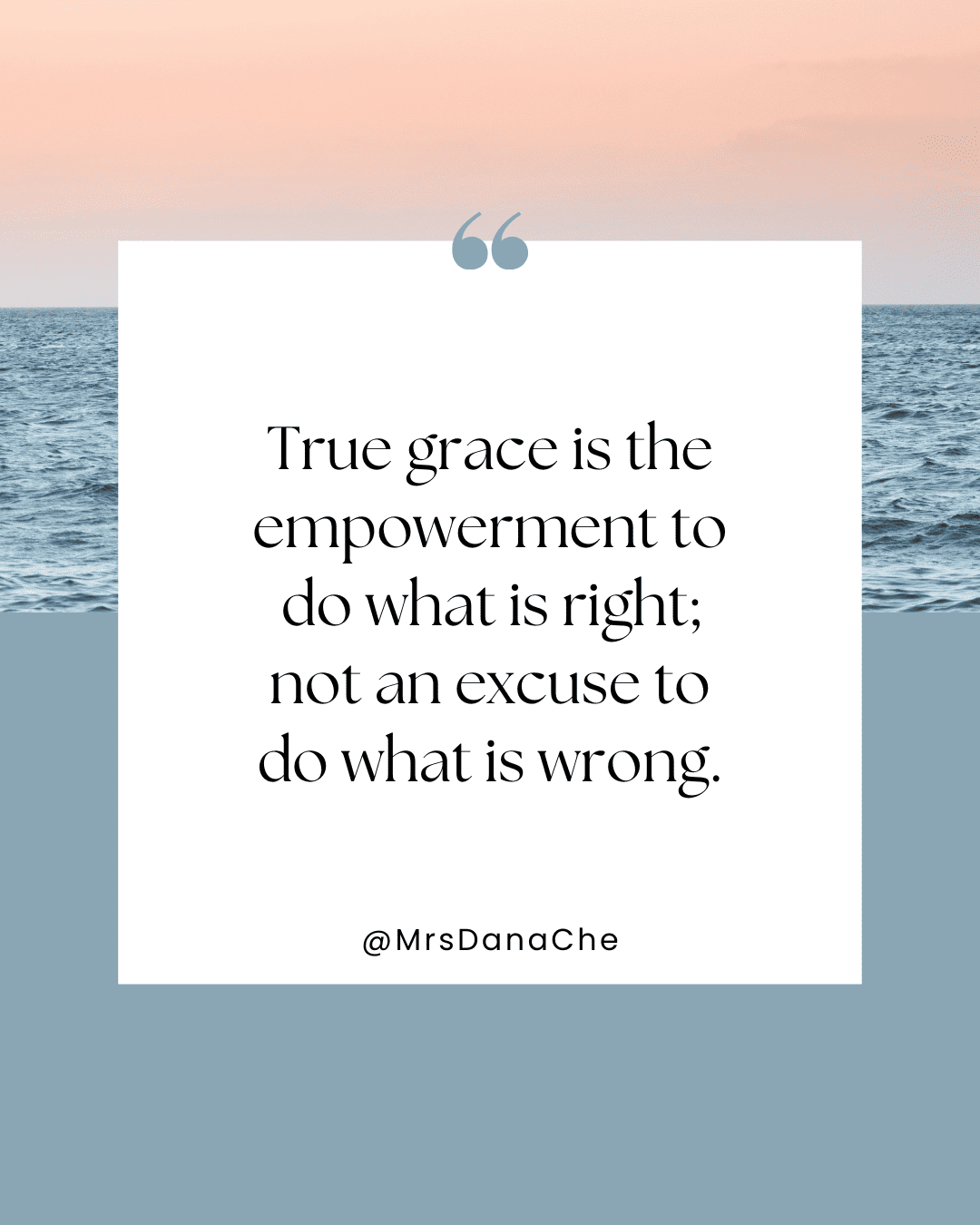 grace that helps not enables