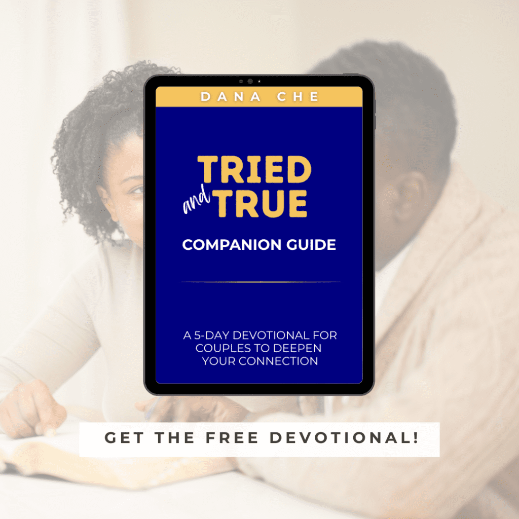 Tried and True devotional for marriage