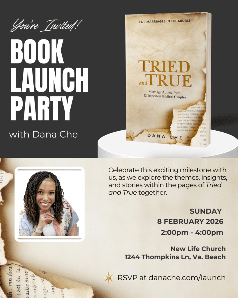 Tried and True marriage book launch party