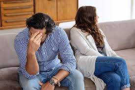 couple considering separation in marriage